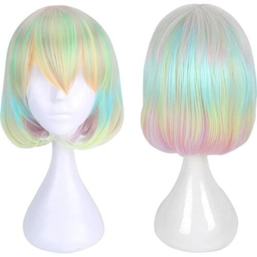 Anime Land of the Lustrous Diamond Wig Cosplay Costume Houseki no Kuni Women Short Synthetic Hair Halloween Party Wigs