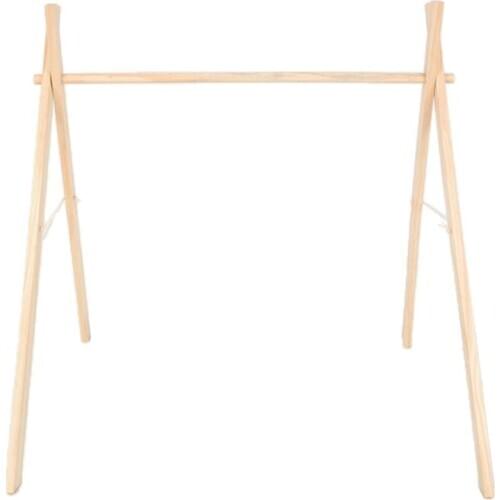 Nordic Simple Wooden Fitness Rack Children Room Decorations Baby Play Gym Activity Pendants Hanging Bar Newborn Gifts