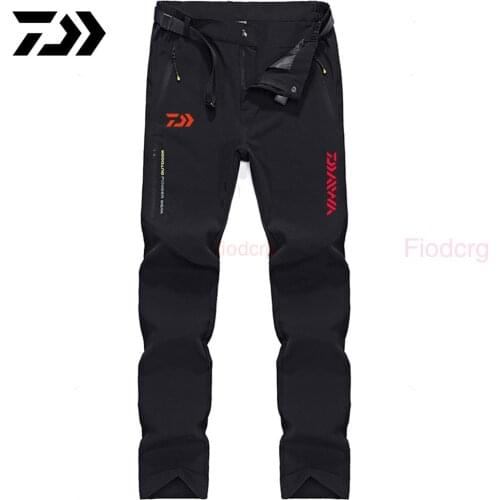 Outdoor Daiwa Sport Quick-Drying Waterproof Casual Stretch Pants Breathable Sunscreen Camping Hiking Fishing Tactical Men&Women