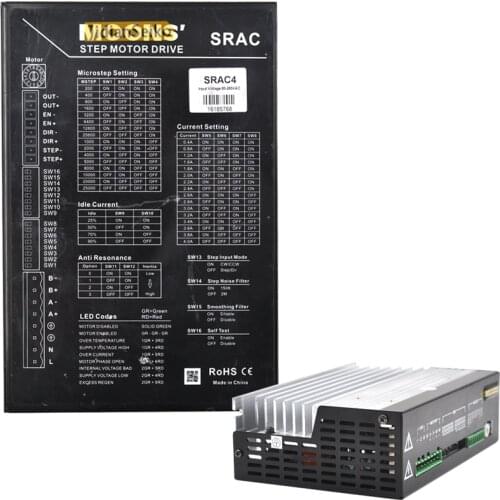 SRAC4 MOONS ’Mingzhi original disassemble two-phase AC stepper motor driver