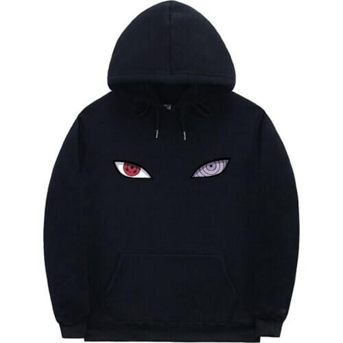 Eyes Printing Sweatshirt Men/Women Pullover Hip Hop Streetwear New Style Anime Hoodies Uchiha Uzumaki Hatake