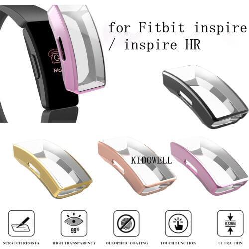 TPU Protective Case Shell Cover for Fitbit Inspire 2 Smart Watch Replacement Protective for Inspire HR Watch Accessories