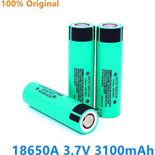 100% Original NCR18650A 3100mAh 3.7V 18650 Rechargeable Lithium li-ion Battery For Flashlight Laptop Batteries