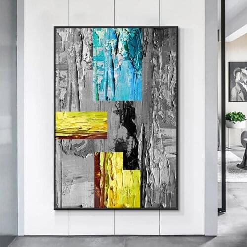 100% Hand Painted Oil Painting Abstract Decorative Wall Pictures For Room Unframed Wall Art Painting Decorative Oil Painting
