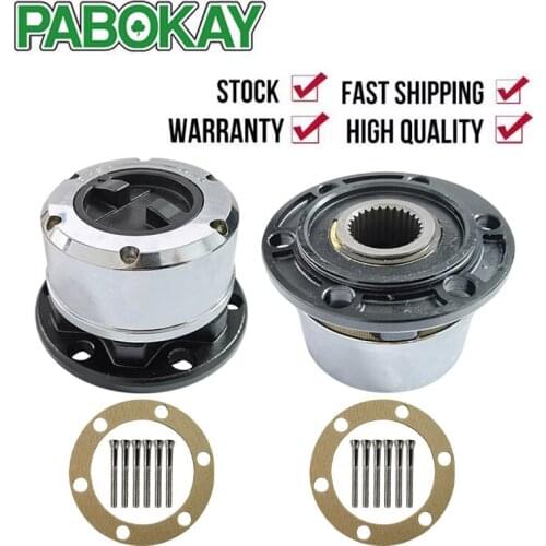 2 pieces x For MITSUBISHI Pajero Triton L200 4x4 Montero Galloper all 91D-50 free wheel bearing locking hubs B012 AVM 443 AVM443