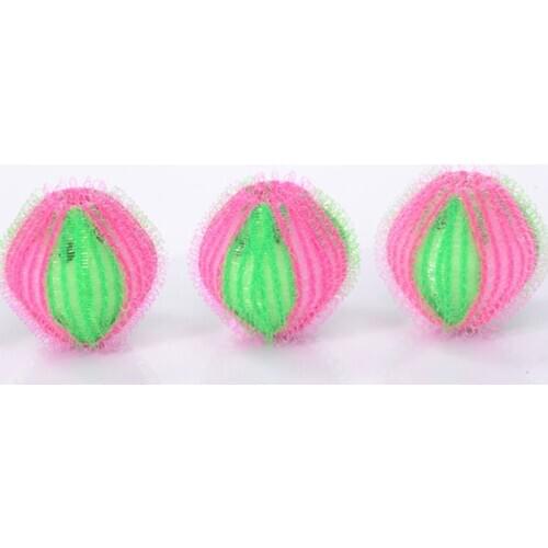 6 Pack Washing Ball Lint Remover Balls Laundry Wash Balls Hair Removal Plastic Laundry Ball to Save Drying Time