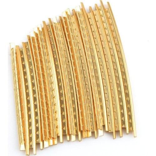 Hot Sale Guitar Fret Wire Brass Metal Golden Classic Alloy Replacement 2/1.7mm Stringed Instruments Guitar Parts Accessories