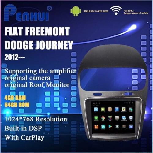 Car DVD for Dodge Journey /Fiat Freemont (2012---) Car Radio Multimedia Video Player Navigation GPS Android 10.0 double din