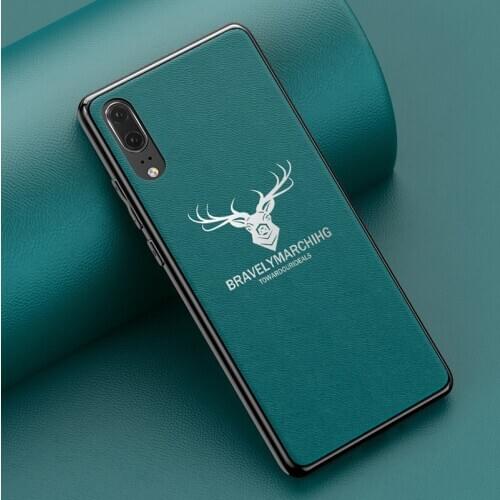 Luxury Leather Cover Phone Case For Huawei P20 Pro Protection Soft Cover For Huawei P30 P40 Pro P40 Lite Nova 6 Se Nova 7i Case