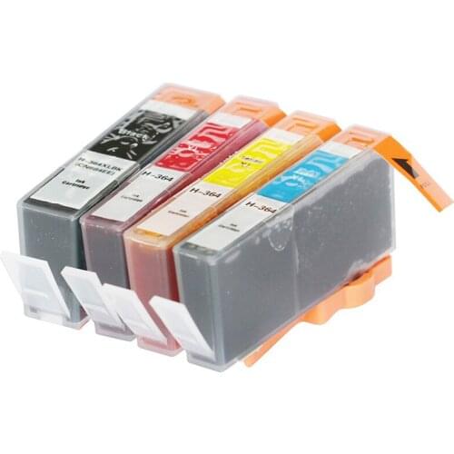 UP 4 x ink cartridges compatible for HP364 364XL for 3070A 3520 3522 Officejet 4620 4622 Photosmart 5510 5520 6510 6520 7510