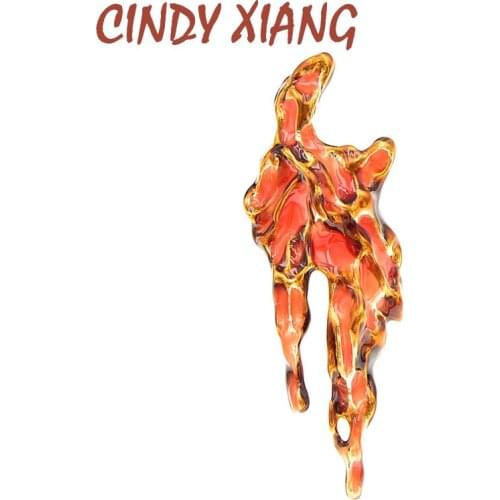 CINDY XIANG Enamel Baby Volcanic Sign Brooch 2021 Pin Enamel Funny Jewelry Fashion Animal Design Accessories Unisex Jewelry Gift