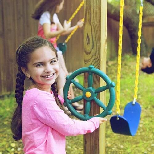 Childrens Toy Boat Plastic Small Steering Wheel Kindergarten Playground Accessories Game House Swing Accessories