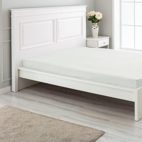 Elastic Sheet Double 160x200cm Light Gray&Dark Grey Fitted Sheet Mattress All-around Rubber Band,Linens Slip Abrasion Resistant