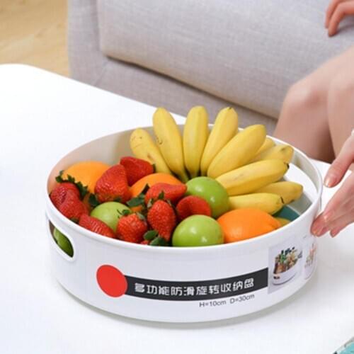 Multi-functional Non-slip Cosmetic Rotating Storage Tray Kitchen Cruet Holder