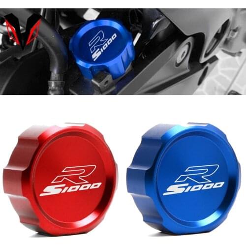 Motorcycle Accessories for BMW S1000R S 1000 R 2017 2018 2019 2020 2021 CNC Rear Brake Fluid Reservoir Cover Oil Cap