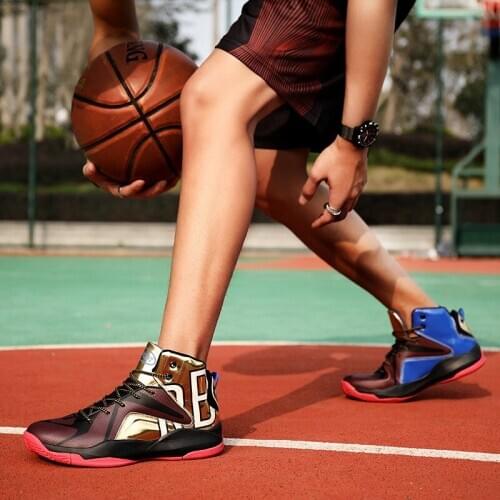 New basketball shoes comfortable high-top gym training boots ankle boots outdoor mens sports shoes competitive sports shoes