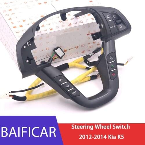 Baificar Brand New Genuine Cruise Control Switch Bluetooth Phone Buttons Steering Wheel Switch For 2012-2014 Kia K5