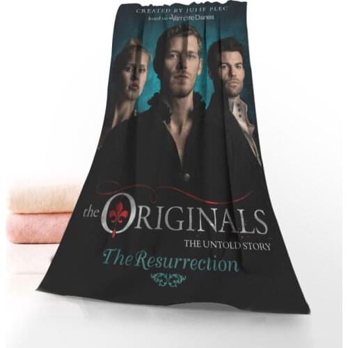 The Originals Towel Printed Cotton Face/Bath Towels Microfiber Fabric For Kids Men Women Shower Towels 70X140cm