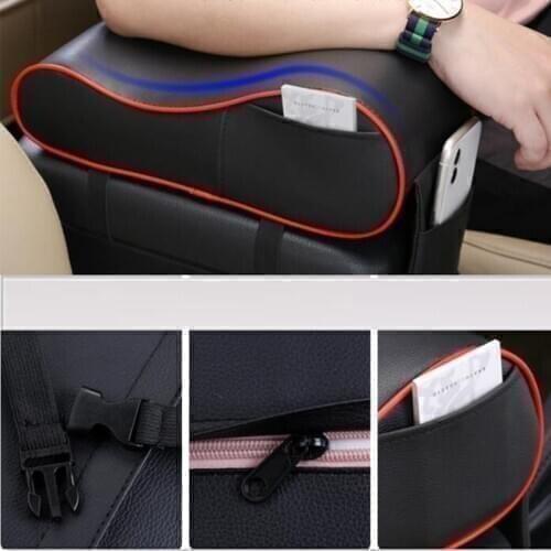 Hot New Car Leather Central Armrest Pad for Toyota avensis Corolla Prius RAV4 Camry Reiz Venza Highlander Prado Sequoia auris
