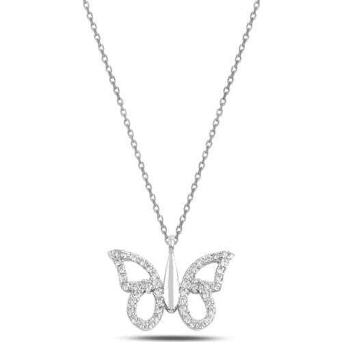 Silver Butterfly Necklace