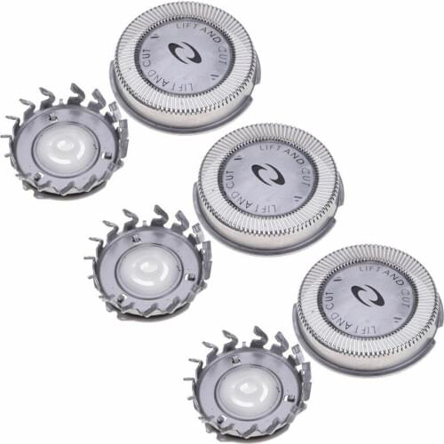 3pcs HQ56 Head Replacement Shaving Heads for Philips Norelco HQ3 HQ4 HQ55 HQ6900 HQ46 HQ6996 HQ6970 HQ442 Razor Shaving Blade