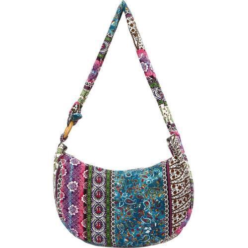 Bag women 2020 Hippie Floral Print Women handbags Adjustable Strap Canvas Tote Crossbody Sling Hobo Bag bags for women 2020