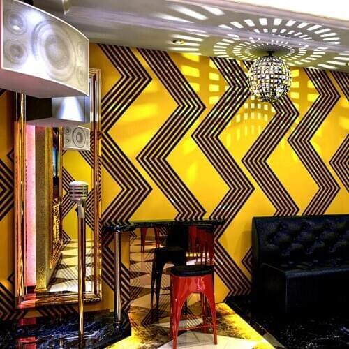 KTV theme box wallpaper 3D stereo corridor flash decoration background wall bar wall cloth