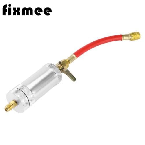 1/4SAE 134a 2 oz Oil Injector R134A R12 R22 Car A/C AC Oil&Dye oz Injection Tool Car Accessories