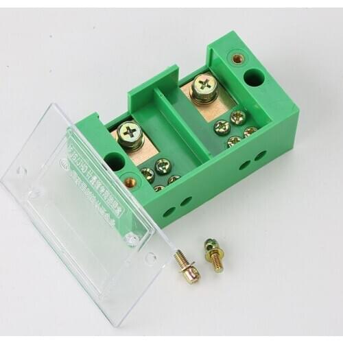 1pcs Fire Retardant PC Material For Wire Junction Box Of Two in four Out Terminal Block