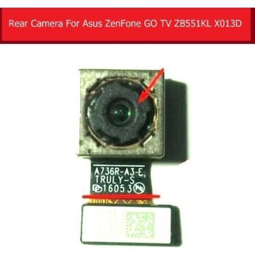 100% Genuine big Back Rear camera for Asus ZenFone GO TV ZB551KL X013D back Main camera with flex cable replacement Repair parts