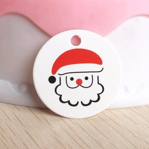 100pcs 3cm white paper gifts price tags DIY hand made packing gift tag with love cards for DIY Gift box handmade favors product