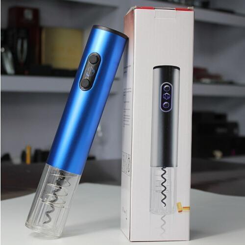 20pcs/lot Original Electric Wine Opener Corkscrew Automatic Wine Bottle Opener Kit Cordless With Foil Cutter And Vacuum Stopper