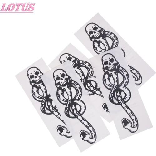 5/1PCS HOT Death Eaters Dark Mark Make Up Tattoos Stickers Cosplay Accessories And Dancing Party Dance Arm Art Tattoo Stickers