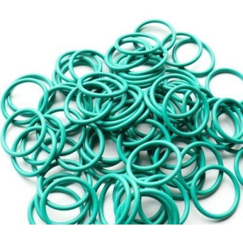 50pcs Fluorine rubber O ring FKM/ diameter 1MM outer diameter 3.5/5/5.5/6/7/8/9/9.5/10/11/12/13