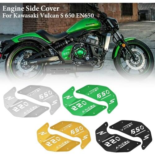 Motorcycle CNC Aluminum Engine Cover Plate Side Panel For Kawasaki Vulcan S 650 EN650 VN 650 2015 2016 2017 2018 2019