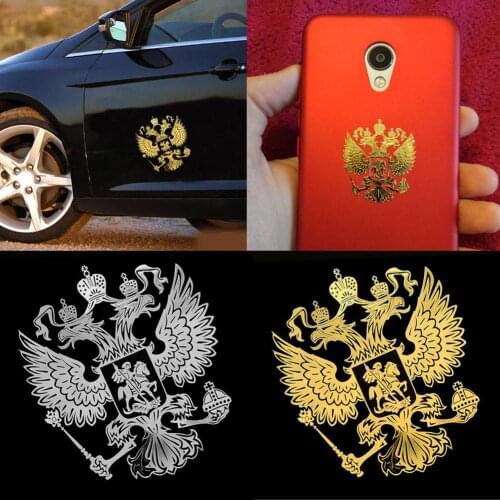 Car Auto Decals Russian Federation Eagle Emblem Phone Laptop Sticker Decor