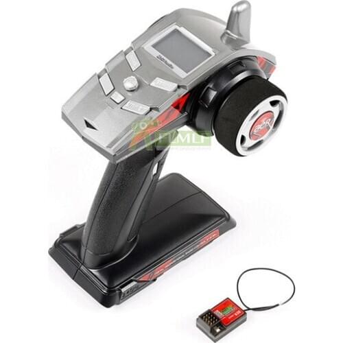 BER 2.4G 3CH LED Chinese-English LCD Transmitter Remote Control Fit for 1/5 HPI ROVAN KM BAJA Rc Car Boat