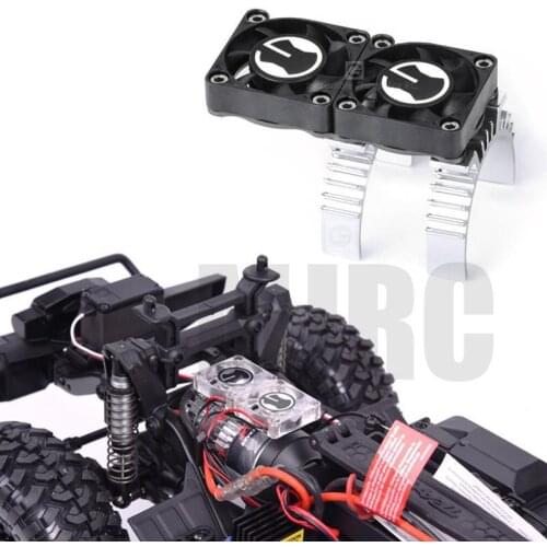 1/10 Climbing Car Upgrade Part Trx-4 T TRX4 82056-4 Traxxas Heat Sensitive Radiator Motor Cooling 2 Fan new