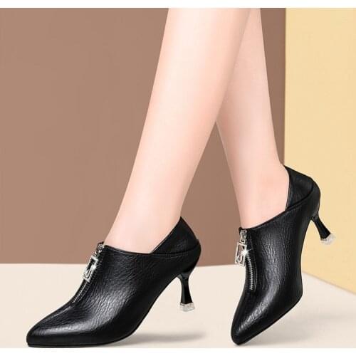 Кожаные туфли-лодочки HKGS China At AliExpress