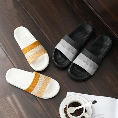 Summer Home Slippers Indoor Non Slip Bathroom Bath Shower Slides Home Hotel Sandals Men and Women Shoes Lovers House Slippers