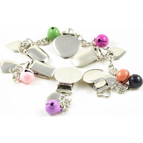 Metal Pacifier Clips Suspender Holder for Sewing Clips Para Costura Baby Feeding Accessories 20pcs