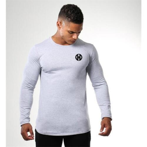 Muscleguys Brand Mens Compression Shirts Fitness Long Sleeves T Shirt Men Bodybuilding Skin Tight Thermal slim fit Workout Tops