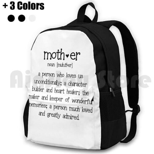 Mother Outdoor Hiking Backpack Riding Climbing Sports Bag Mother Momma Mummy Mommy Mom Daughter Sister Matriarch Love