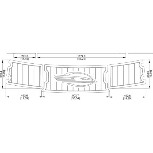 EVA Faux Teak Decking Logo Fee