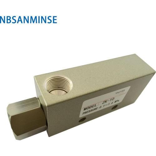 NBSANMINSE ZK Vacuum Generator 1/8 1/4 3/8 1/2 Pneumatic Vacuum Ejector 1MPa Automation Vacuum parts