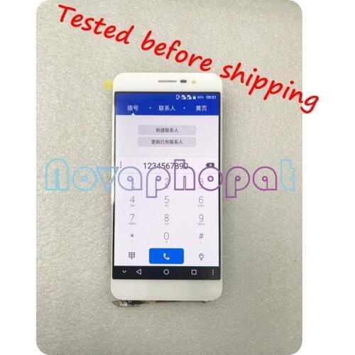 Novaphopat 100% Tested LCD Display For ZTE Blade A910 BA910 Touch Screen Digitizer With LCD Display Assembly Replacement