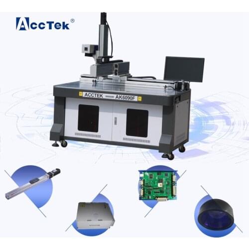 AccTek new fiber laser marker 600*900mm cnc laser mark metal sheets machine with 20w 30w 50w laser power