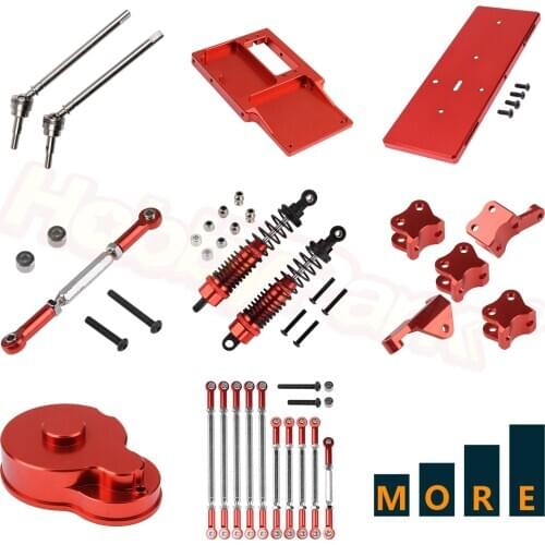 Metal Aluminum Alloy Upgrade Parts for 1/10 RC Crawler FTX5579 FTX OUTBACK SPARES RGT 86100 86110 Accessories Red
