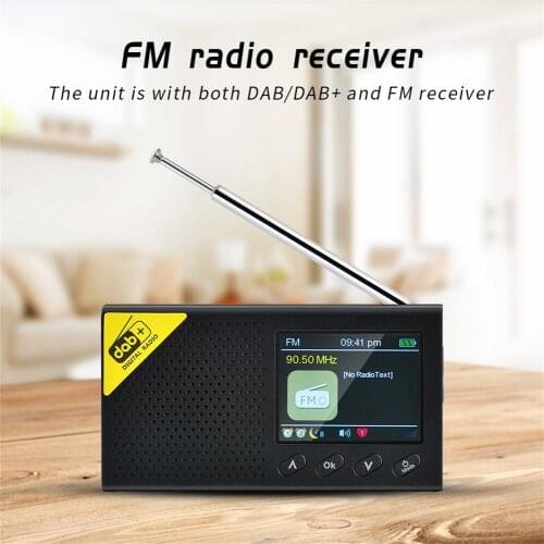Portable Bluetooth Digital Radio DAB Broadcasting Equipment With 2.4-inch Color LCD Screen Digital Broadcasting Equipment