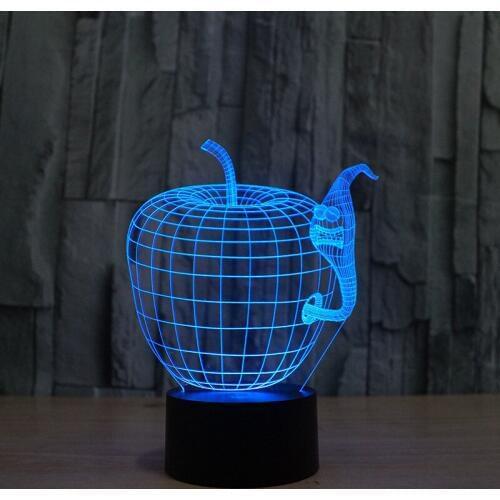 Bedside Atmosphere In Bedroom led Nightlight Novelty Creative Romantic Gift 3d Usb Lamp Lovely cartoon childrens toys